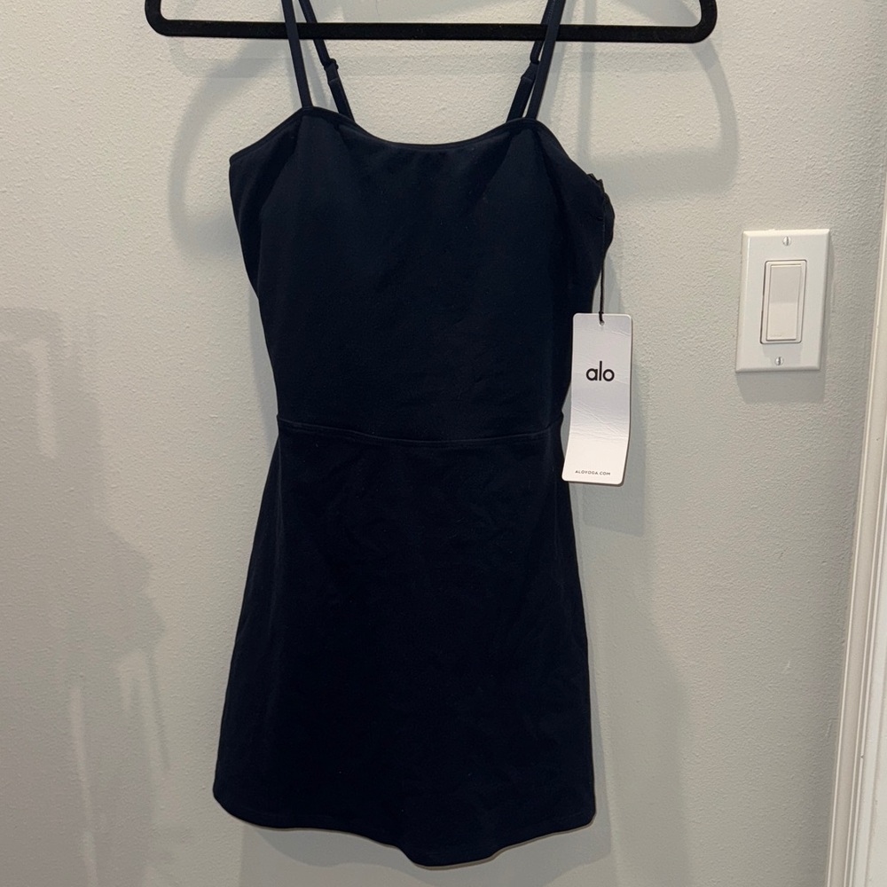 ALO Yoga Navy Blue Courtside Tennis Dress
